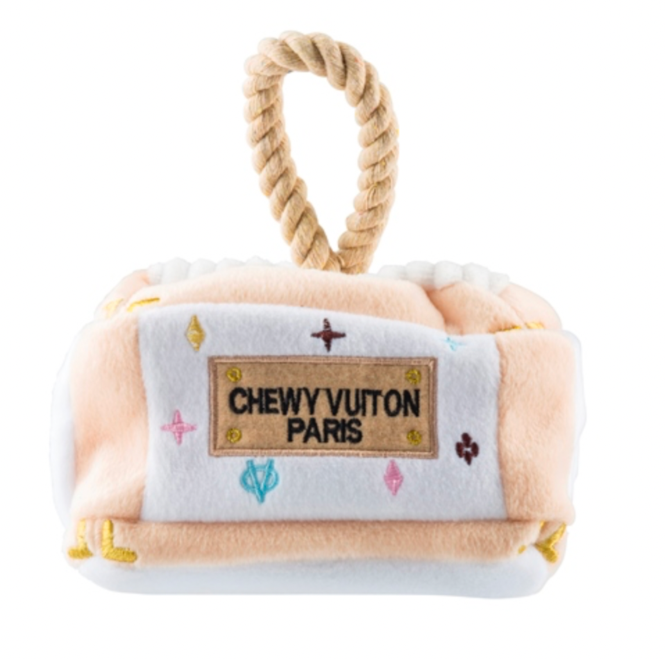 White Chewy Vuiton Trunk Activity House